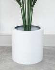 Artificial Paradise Palm Tree in White Round Planter