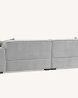 Aluxo Dakota 4 seater with Chaise in Light Grey Boucle