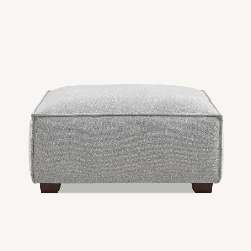 Aluxo Dakota 4 seater with Chaise in Light Grey Boucle