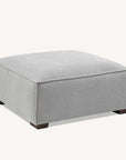 Aluxo Dakota 4 seater with Chaise in Light Grey Boucle