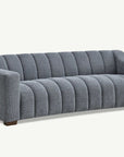 Aluxo Astoria 3 Seater Sofa in Steel Grey Boucle Fabric